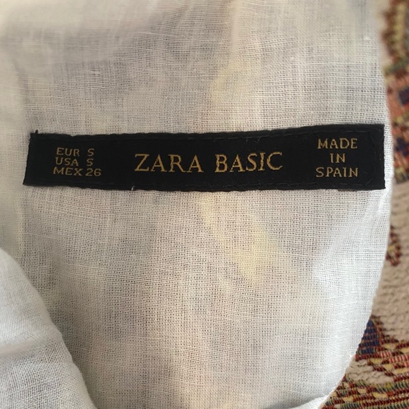 Zara Basic Floral Paisley Tapestry Shift Dress - Picture 7 of 8